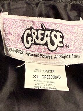 Grease Costumes/Cosplay T-Birds Black Faux Leather Jacket
